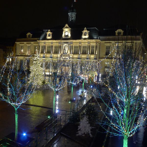 Mise en lumières de la Mairie de la Ville de Troye